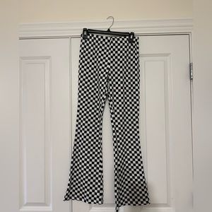 Urban Outfitters UO NWT Green & Black Checkered Pants Size Medium